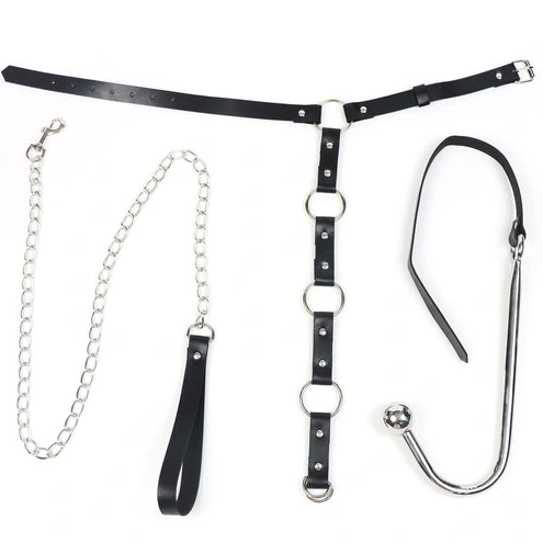 with Hook Anal and Leash 5853 EverydayUse Kinky Collar 1002